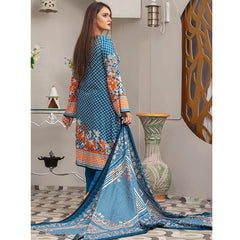 Three Star Printed Lawn 3 Pcs Un-Stitched Suit Vol 5 - 7-A, Women, 3Pcs Shalwar Suit, Al-Dawood Textiles, Chase Value