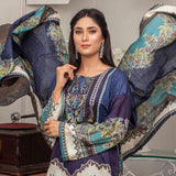 Three Star Printed Lawn 3 Pcs Un-Stitched Suit Vol 5 - 8-B, Women, 3Pcs Shalwar Suit, Al-Dawood Textiles, Chase Value
