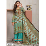 Three Star Printed Lawn 3 Pcs Un-Stitched Suit Vol 5 - 10-A, Women, 3Pcs Shalwar Suit, Al Dawood Textiles, Chase Value