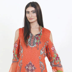 Three Star Printed Lawn 3 Pcs Un-Stitched Suit Vol 4 - 3-A, Women, 3Pcs Shalwar Suit, Al Dawood Textiles, Chase Value