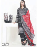 Three Star Printed Lawn 3 Pcs Un-Stitched Suit Vol 4 - 4-A, Women, 3Pcs Shalwar Suit, Al-Dawood Textiles, Chase Value