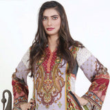 Three Star Printed Lawn 3 Pcs Un-Stitched Suit Vol 4 - 6-A, Women, 3Pcs Shalwar Suit, Al-Dawood Textiles, Chase Value