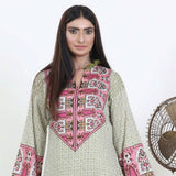 Three Star Printed Lawn 3 Pcs Un-Stitched Suit Vol 4 - 8-B, Women, 3Pcs Shalwar Suit, Al Dawood Textiles, Chase Value