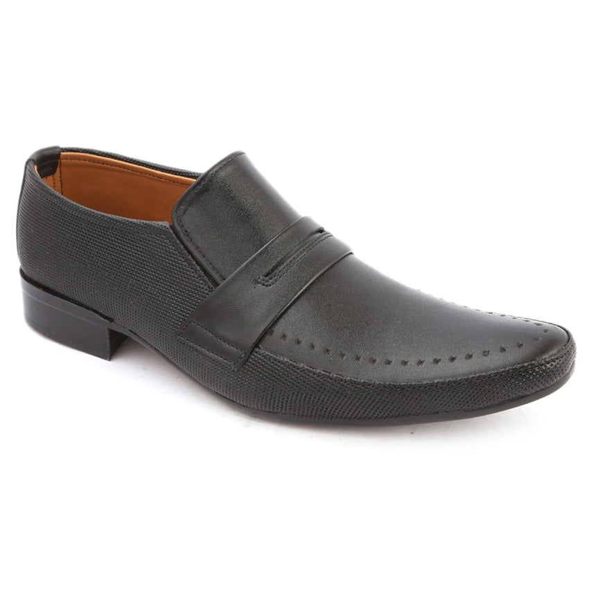 Men's Formal Shoes (AK-5048) - Black, Men, Formal Shoes, Chase Value, Chase Value