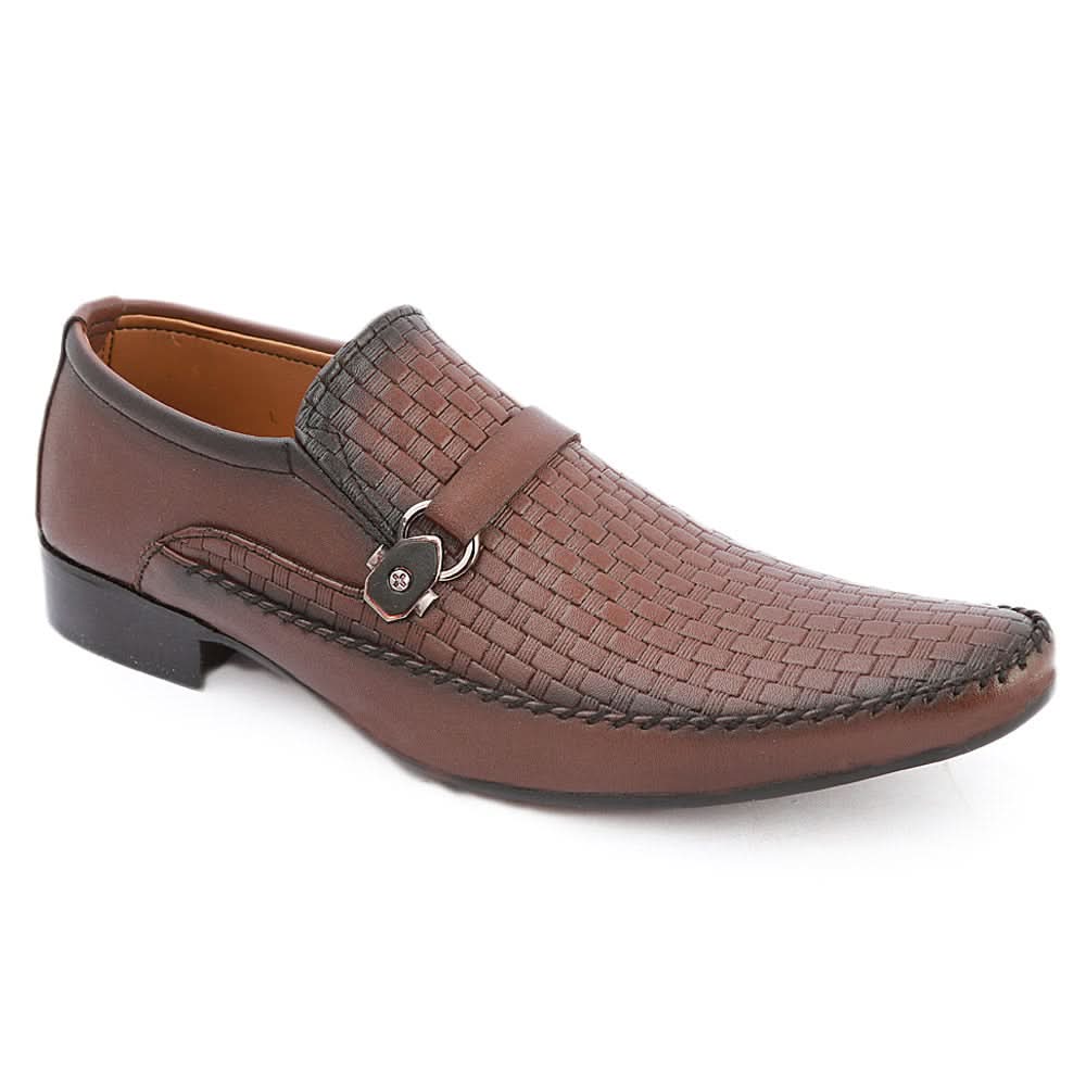 Men's Formal Shoes (AK-5055) - Brown, Men, Formal Shoes, Chase Value, Chase Value