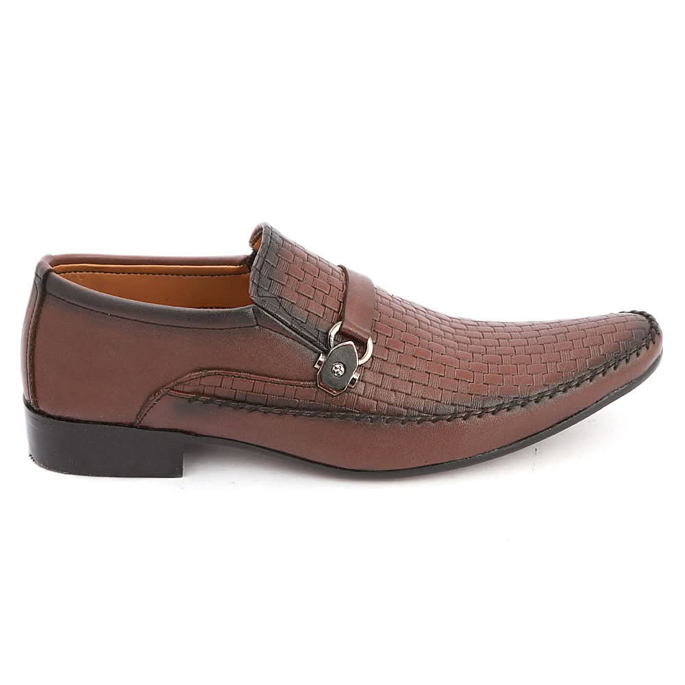 Men's Formal Shoes (AK-5055) - Brown, Men, Formal Shoes, Chase Value, Chase Value