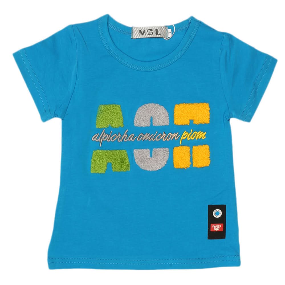 Newborn Boys T-Shirt - Blue, Kids, NB Boys Shirts And T-Shirts, Chase Value, Chase Value