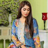 Zarang Embroidered Cotton 3 Piece Un-Stitched Suit - AY2205, Women, 3Pcs Shalwar Suit, Rana Arts, Chase Value