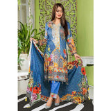 Zarang Embroidered Cotton 3 Piece Un-Stitched Suit - AY2205, Women, 3Pcs Shalwar Suit, Rana Arts, Chase Value