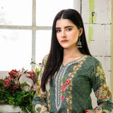 Zarang Embroidered Cotton 3 Piece Un-Stitched Suit - AY2214, Women, 3Pcs Shalwar Suit, Rana Arts, Chase Value
