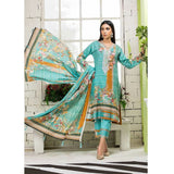 Zarang Embroidered Cotton 3 Piece Un-Stitched Suit - AY2215, Women, 3Pcs Shalwar Suit, Rana Arts, Chase Value