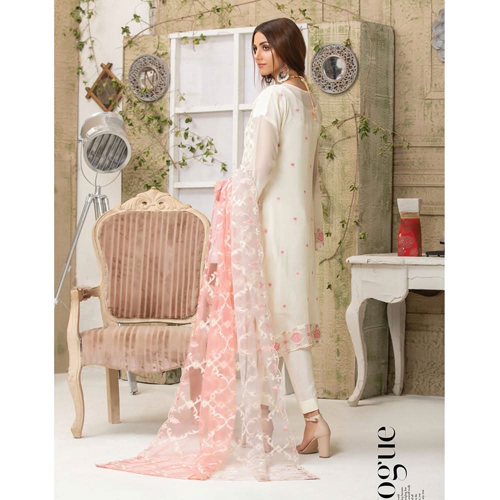 Luxury Embroidered Chiffon Semi-Stitched Suit - AY-2772, Women, 3Pcs Shalwar Suit, Rana Arts, Chase Value