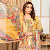 Zaarish Embroidered Unstitched 3Pcs Suit - Ay-2846, Women, 3Pcs Shalwar Suit, Rana Arts, Chase Value