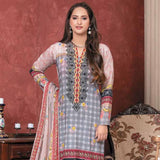 Bin Hameed Mahrush Embroidered Un-Stitched 3Pcs Suit - AY-3331, Women, 3Pcs Shalwar Suit, Rana Art, Chase Value