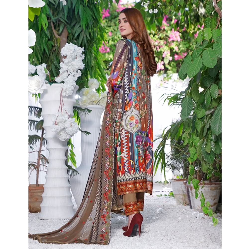 RA Emerald Jacquard Broshia Lawn 3 Pcs Un-Stitched Suit - 2, Women, 3Pcs Shalwar Suit, Rana Arts, Chase Value