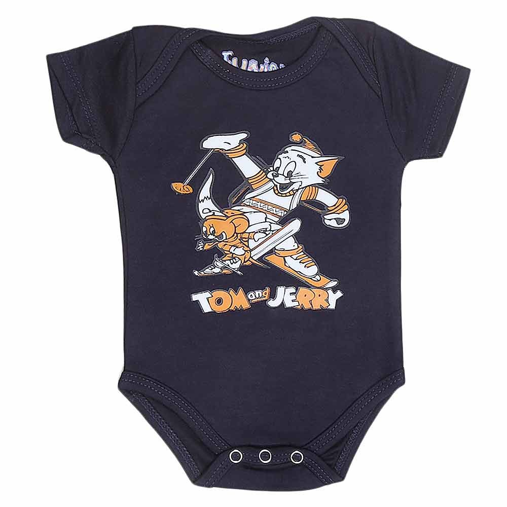 Newborn Boys Romper - Dark Blue, Kids, NB Boys Rompers, Chase Value, Chase Value