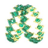 Girl's Fancy Bangles 2 Pcs - Green - test-store-for-chase-value