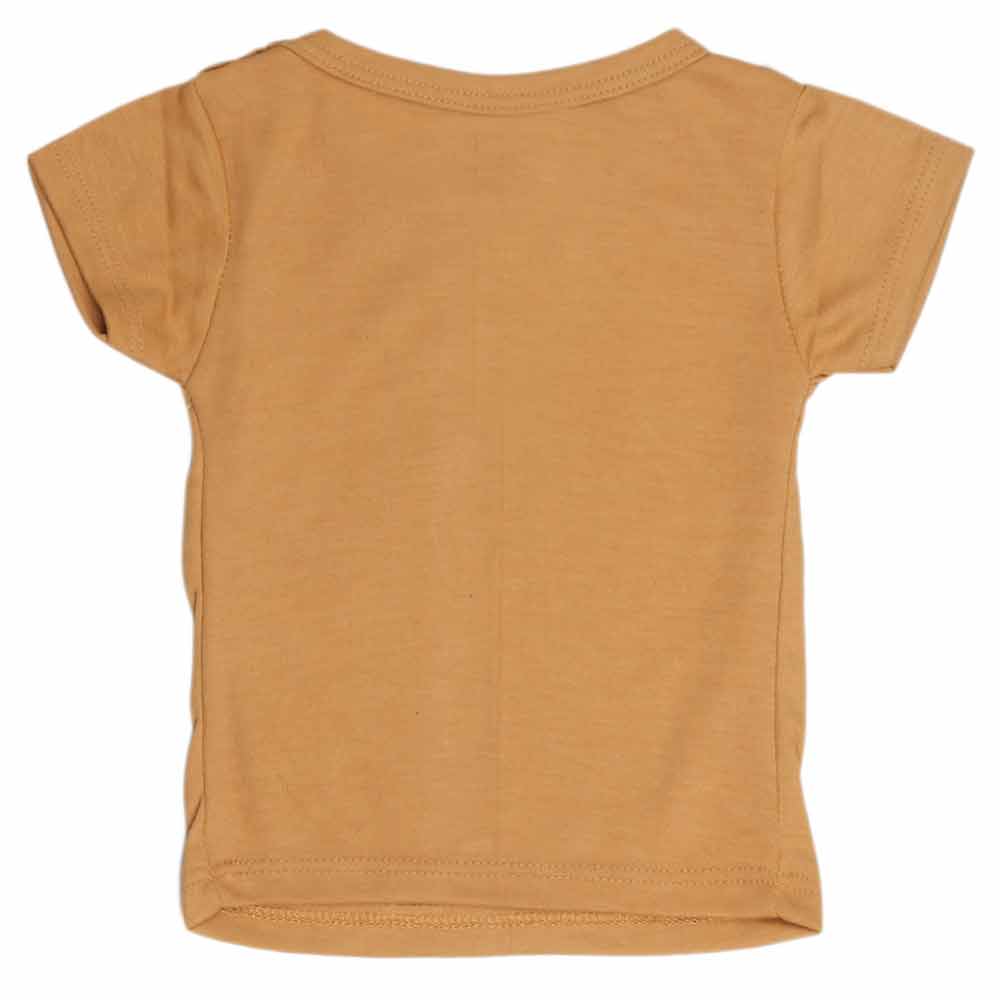 Newborn Boys T-Shirt - Mustard - test-store-for-chase-value