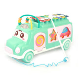 Happy Colorful Bus With Musical Instrument - Sea Green, Kids, Musical Toys, Chase Value, Chase Value