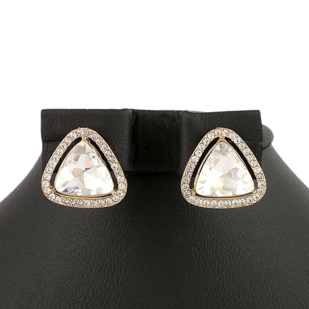Women's Fancy Ear Tops - White, Women, Earrings & Tops, Chase Value, Chase Value
