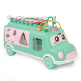 Happy Colorful Bus With Musical Instrument - Sea Green, Kids, Musical Toys, Chase Value, Chase Value