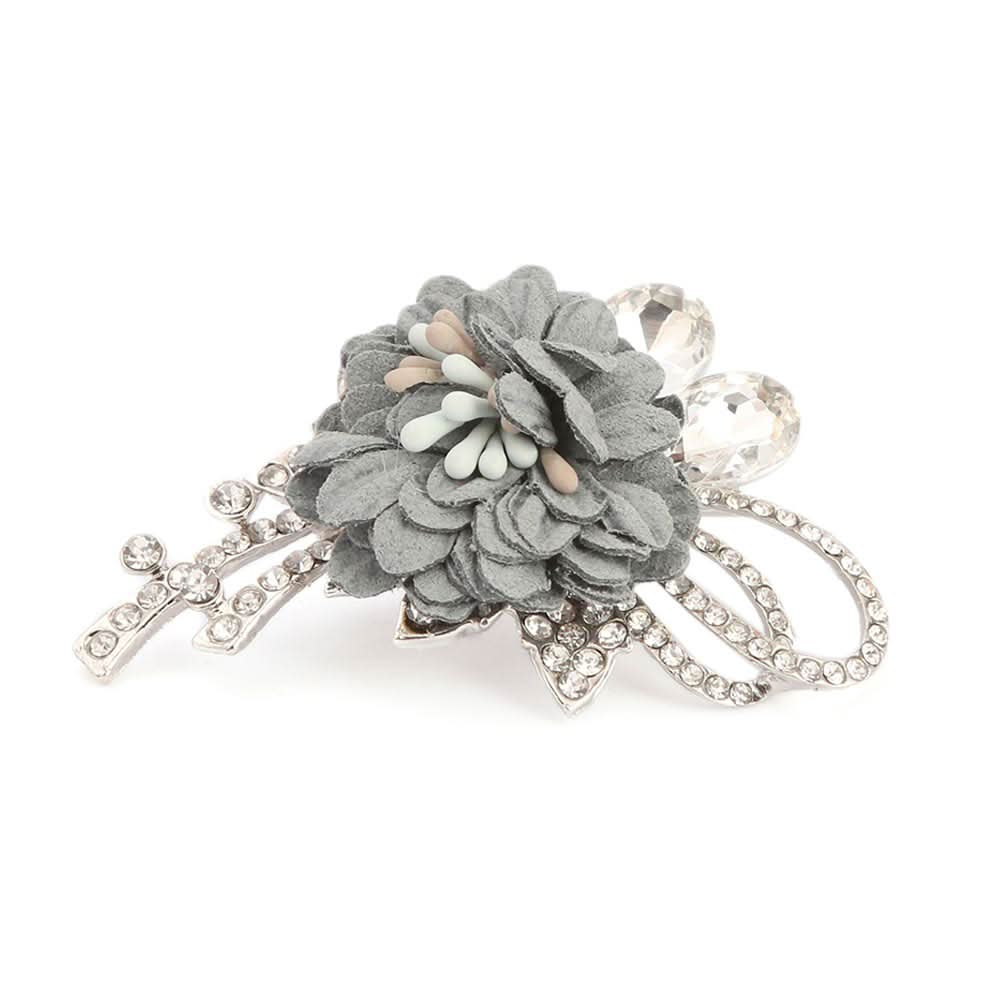 Women's Scarf Brooch - Grey, Women, Scarf Pins & Brooches, Chase Value, Chase Value