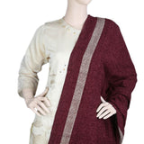 Women's Velvet Shawl - Maroon, Women, Shawls And Scarves, Chase Value, Chase Value