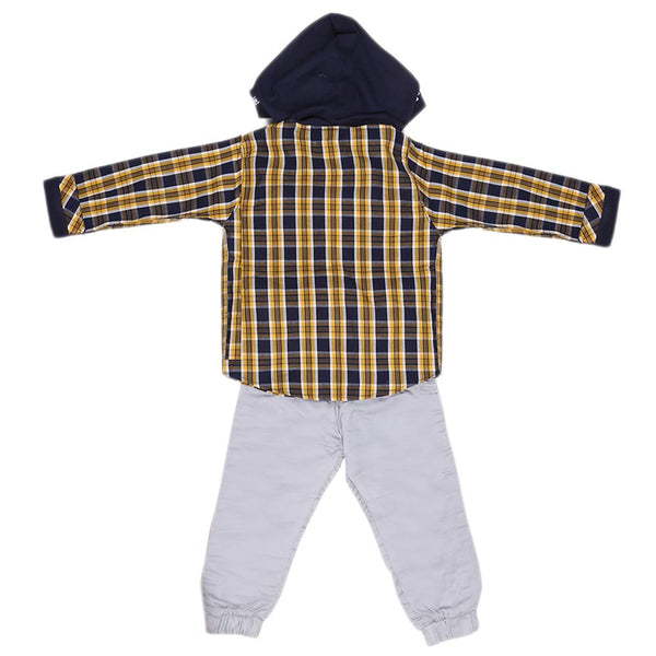 Boys Full Sleeves 3 Piece Suit - Yellow, Kids, Boys Sets And Suits, Chase Value, Chase Value