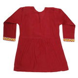 Girls Embroidered 2 Piece Suit - Maroon, Kids, Girls Sets And Suits, Chase Value, Chase Value