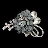 Women's Scarf Brooch - Grey, Women, Scarf Pins & Brooches, Chase Value, Chase Value