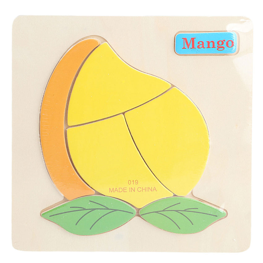 Wooden Mango Puzzle - Yellow - test-store-for-chase-value