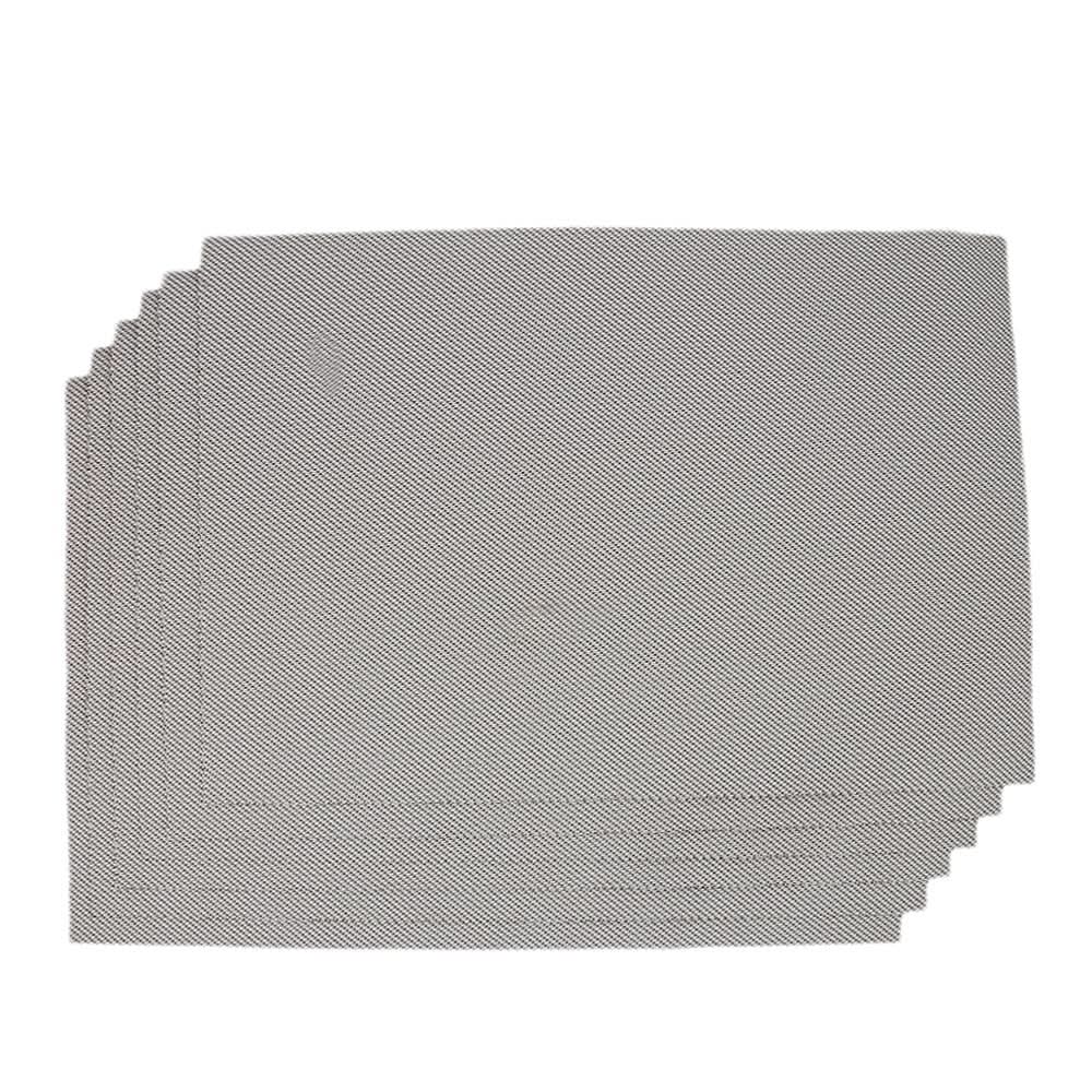 Dining Table Mats 6 Pcs - Grey, Home & Lifestyle, Mats, Chase Value, Chase Value