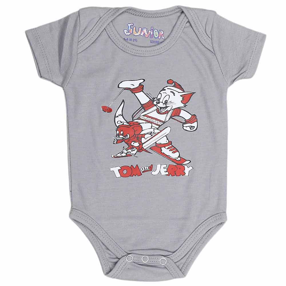 Newborn Boys Romper - Grey, Kids, NB Boys Rompers, Chase Value, Chase Value