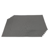 Dining Table Mats 6 Pcs - Black and White, Home & Lifestyle, Mats, Chase Value, Chase Value