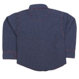 Newborn Full Sleeves Casual Shirt - Dark Blue, Kids, NB Boys Shirts And T-Shirts, Chase Value, Chase Value
