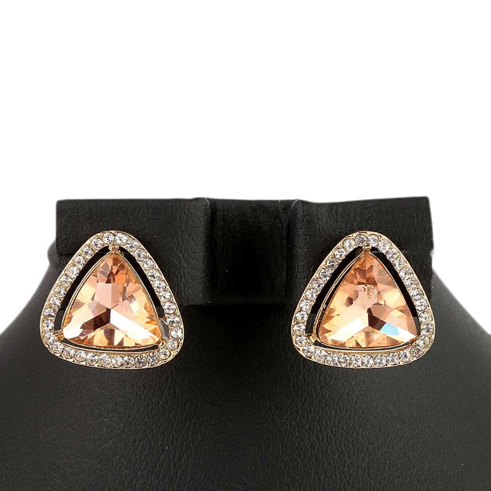 Women's Fancy Ear Tops - Peach, Women, Earrings & Tops, Chase Value, Chase Value
