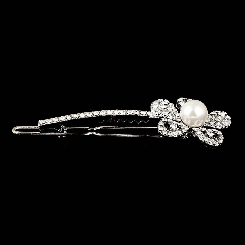 Women's Fancy Hair Clip - Silver - test-store-for-chase-value
