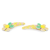 Girls Hair Pin 2 Pcs- Yellow, Kids, Hair Accessories, Chase Value, Chase Value