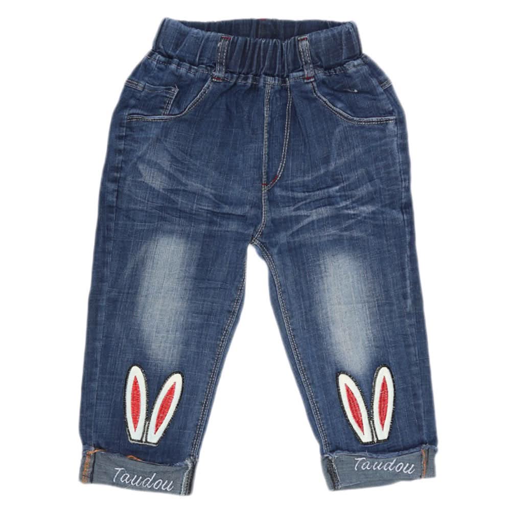 Girls Denim Capri - Blue, Kids, Pants And Capri, Chase Value, Chase Value