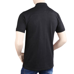 Men's Half Sleeves Polo T-Shirt - Black, Men's Fashion, Chase Value, Chase Value