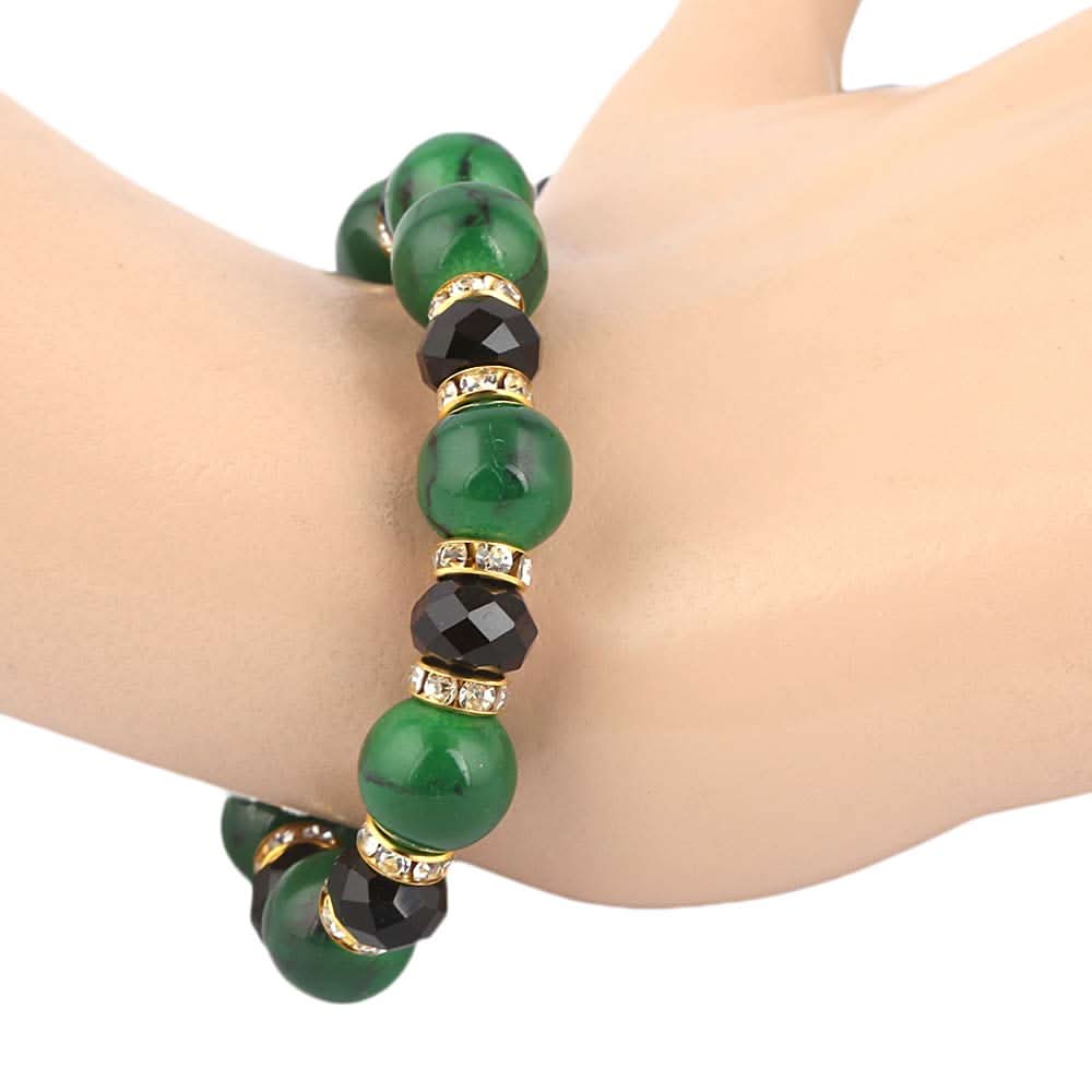 Women's Stone Bracelet - Green - test-store-for-chase-value