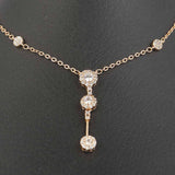 Women's Zircon Chain & Locket - Golden, Women, Chains & Lockets, Chase Value, Chase Value