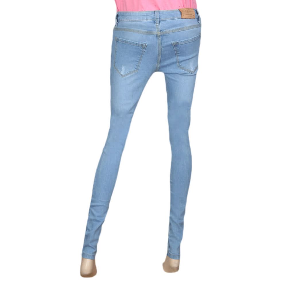 Women's Denim Pant - Light Blue, Women, Pants & Tights, Chase Value, Chase Value