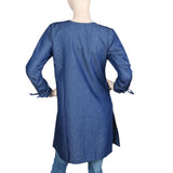 Women's Embroidery Kurti - Blue, Women, Ready Kurtis, Chase Value, Chase Value