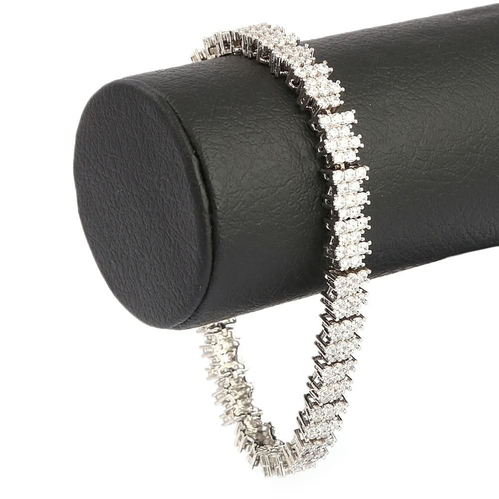 Women's Fancy Bracelet- Silver, Women, Bangles & Bracelets, Chase Value, Chase Value
