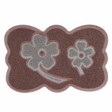 PVC Door Mat 14 x 22 - Brown, Home & Lifestyle, Mats, Chase Value, Chase Value