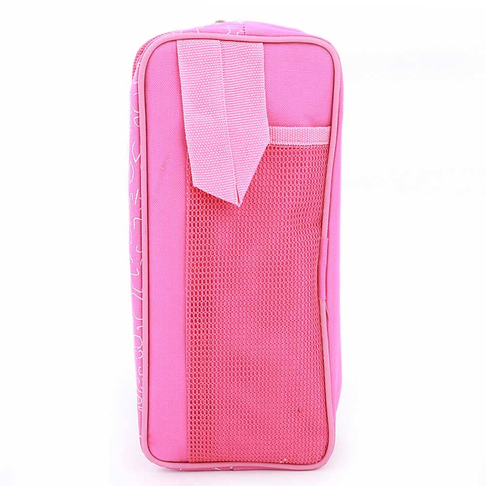 Pencil Pouch (IC-6) - Pink, Kids, Pencil Boxes And Stationery Sets, Chase Value, Chase Value