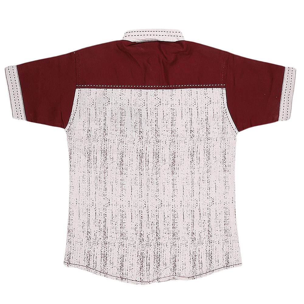 Boys Casual Shirt - Red - test-store-for-chase-value