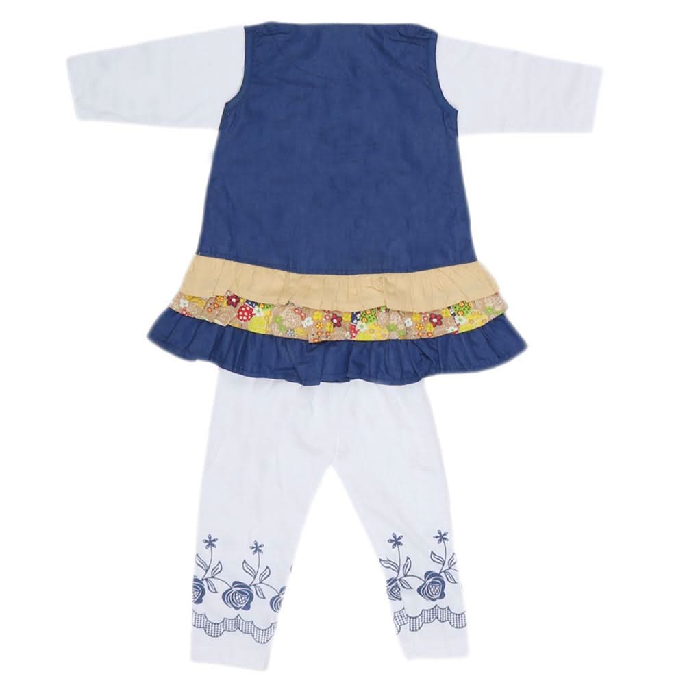 Girls Fancy 2 Piece Suit - Blue, Kids, Girls Sets And Suits, Chase Value, Chase Value