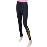 Women's Printed Tight- Black, Women, Pants & Tights, Chase Value, Chase Value